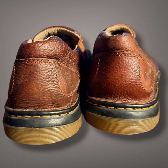 Men\'s Size 10 DR. MARTENS Orson 11198 Brown Pebbled Leather Loafers main image 7